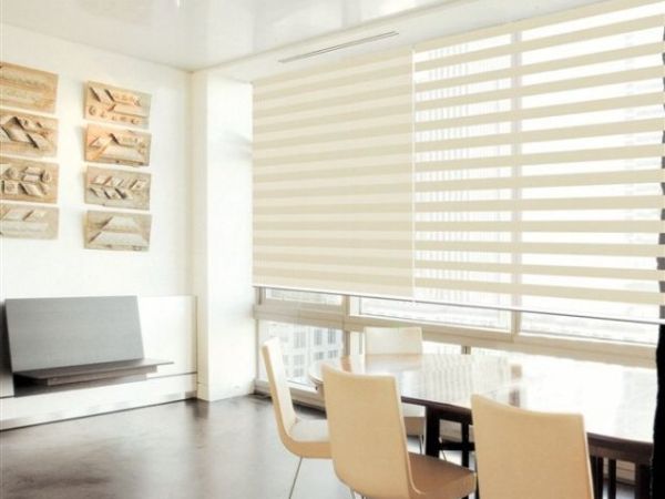 Venetians Duo Roller Blinds Plain color window&nbsp;Curtain